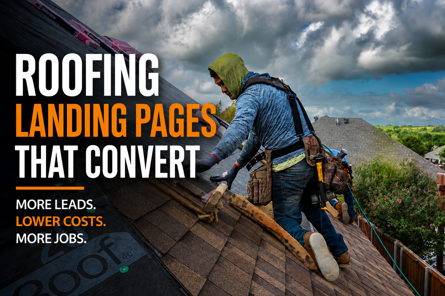Roofing landing pages that convert